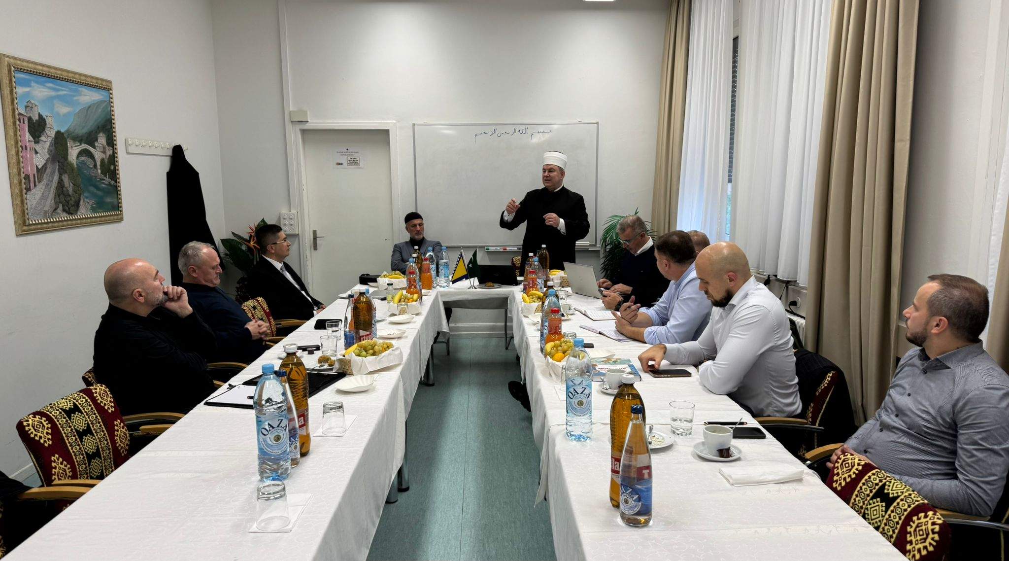 Seminar 3.jpg - Radni sastanak direktora Malkića s imamima Islamske zajednice Bošnjaka u Švicarskoj